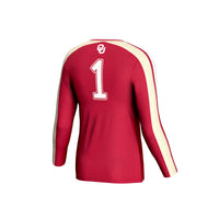 Oklahoma Sooners GameDay Greats #1 Lightweight Volleyball Fashion Jersey - Crimson