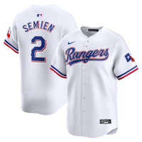 Texas Rangers Marcus Semien Nike White Home Limited Player Jersey