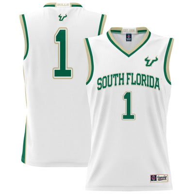 #1 South Florida Bulls GameDay Greats Lightweight Basketball Jersey - White