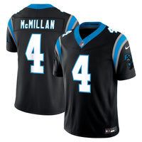 Carolina Panthers Tetairoa McMillan Nike Black Team Vapor F.U.S.E. Stitched Limited Jersey