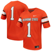 #1 Oklahoma State Cowboys Nike Game Football Jersey - Orange
