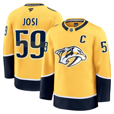 Nashville Predators Roman Josi Fanatics Yellow Home Premium Jersey