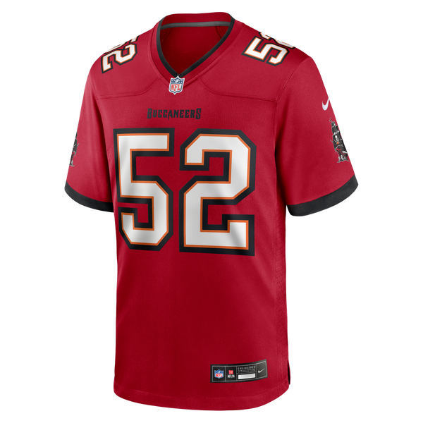 Tampa Bay Buccaneers Christian Rozeboom Nike Red Team Game Jersey