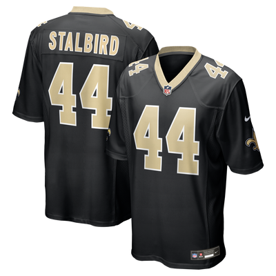 New Orleans Saints Isaiah Stalbird Nike Black Team Game Jersey
