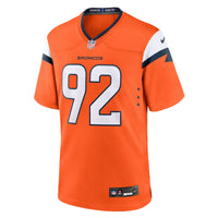 Denver Broncos Dondrea Tillman Nike Orange Team Game Jersey