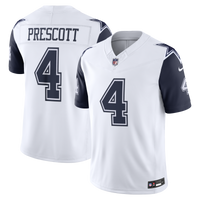 Dallas Cowboys Dak Prescott Nike White Alternate Vapor F.U.S.E. Stitched Limited Jersey