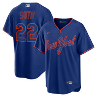 New York Mets Juan Soto Nike Royal Alternate Replica Player Jersey