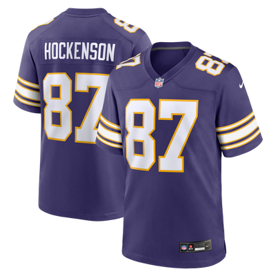 Minnesota Vikings T.J. Hockenson Nike Purple Classic Player Game Jersey