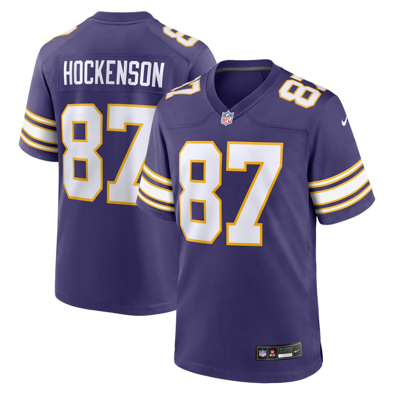 Minnesota Vikings T.J. Hockenson Nike Purple Classic Player Game Jersey