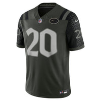 New York Jets Breece Hall Nike Gotham Green 2025 Rivalries Collection Stitched Limited Jersey