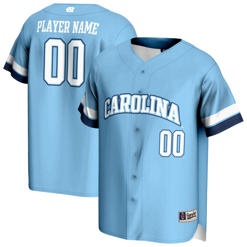 North Carolina Tar Heels GameDay Greats NIL Pick-A-Player Lightweight Baseball Jersey - Carolina Blue