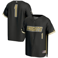 #1 UCF Knights GameDay Greats Lightweight Baseball Jersey - Black