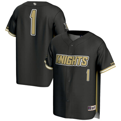 #1 UCF Knights GameDay Greats Lightweight Baseball Jersey - Black