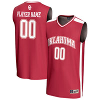 Oklahoma Sooners GameDay Greats NIL Pick-A-Player Lightweight Basketball Fashion Jersey - Crimson