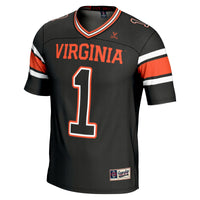 #1 Virginia Cavaliers GameDay Greats Endzone Football Jersey - Black