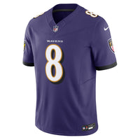 Baltimore Ravens Lamar Jackson Nike Purple Vapor F.U.S.E. Limited Jersey