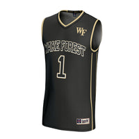 #1 Wake Forest Demon Deacons GameDay Greats Lightweight Basketball Fashion Jersey - Black