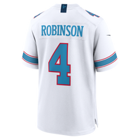 Tennessee Titans Wan'Dale Robinson Nike White Game Jersey