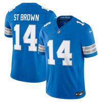 Detroit Lions Amon-Ra St. Brown Nike Blue Team Vapor F.U.S.E. Stitched Limited Jersey