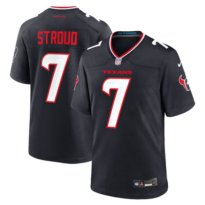 Houston Texans C.J. Stroud Nike Navy Game Jersey