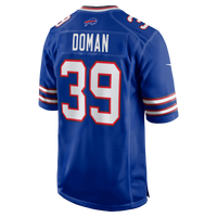 Buffalo Bills Tommy Doman Nike Royal Team Game Jersey