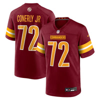 Washington Commanders Josh Conerly Jr. Nike Burgundy Team Game Jersey