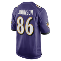 Baltimore Ravens Cornelius Johnson Nike Purple Team Game Jersey