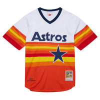 Houston Astros Lance Berkman Mitchell & Ness White 2004 Cooperstown Collection Authentic Throwback Jersey