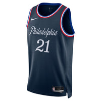 Philadelphia 76ers Nike 2025/26 City Edition Swingman Jersey - Navy - Joel Embiid