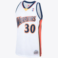 Golden State Warriors 2009 Steph Curry Hardwood Classics Home Swingman Jersey By Mitchell & Ness - White -