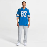 Detroit Lions Sam LaPorta Nike Blue Game Jersey