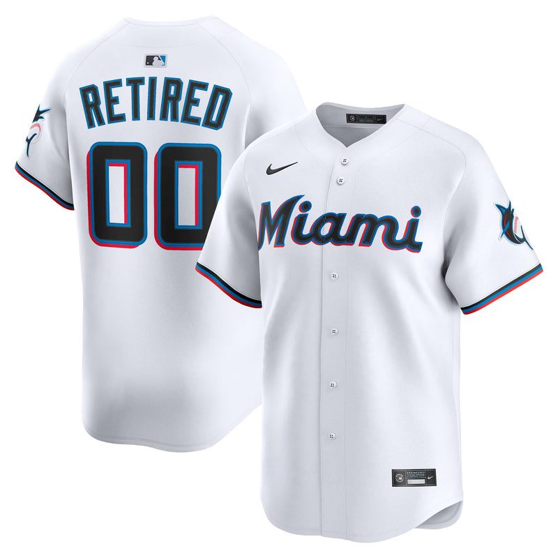 Miami Marlins Nike White Home Limited Pick-A-Player Retired Roster Jersey