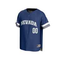 Nevada Wolf Pack GameDay Greats NIL Pick-A-Player Baseball Lightweight Jersey - Navy