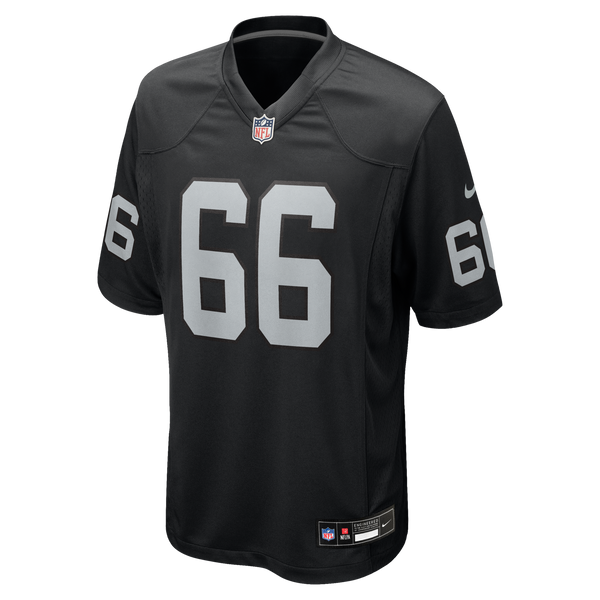 Las Vegas Raiders Dylan Parham Nike Black Game Player Jersey
