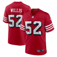 San Francisco 49ers Patrick Willis Nike Scarlet Retired Player Alternate Game Jersey