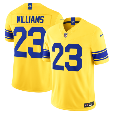 Los Angeles Rams Kyren Williams Nike Classic Sol Vapor F.U.S.E. Stitched Limited Jersey
