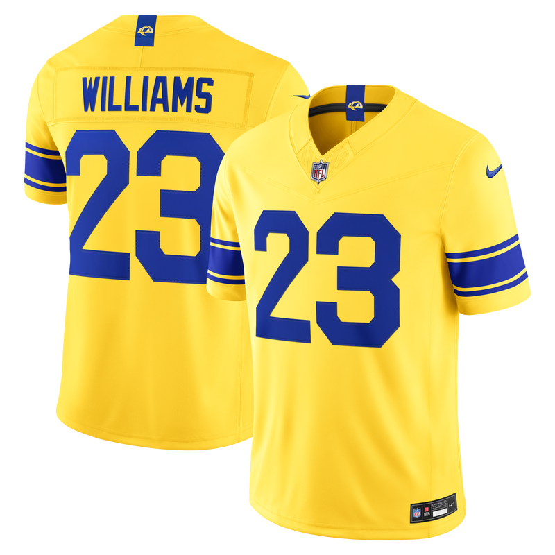 Los Angeles Rams Kyren Williams Nike Classic Sol Vapor F.U.S.E. Stitched Limited Jersey