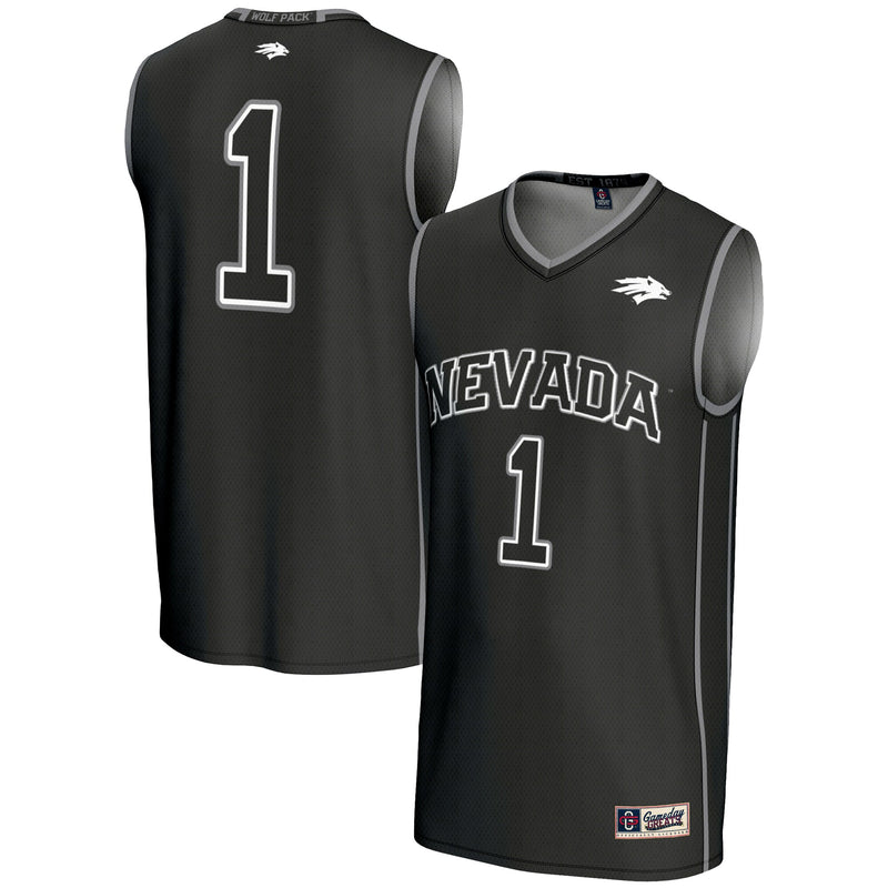 #1 Nevada Wolf Pack GameDay Greats Lightweight Basketball Jersey - Black
