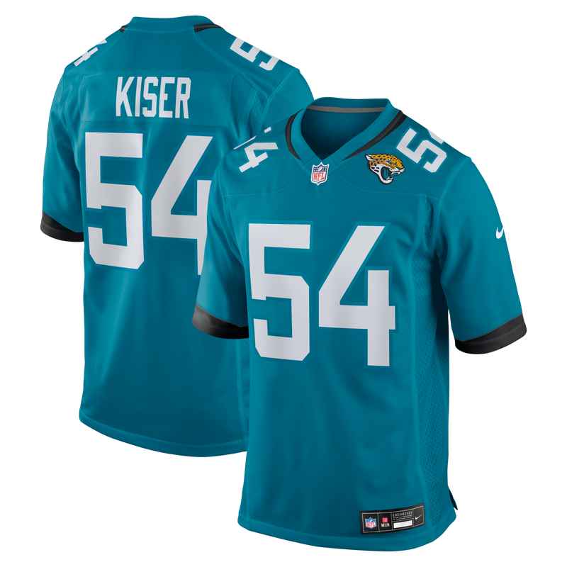 Jacksonville Jaguars Jack Kiser Nike Teal Team Game Jersey