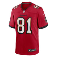 Tampa Bay Buccaneers Ryan Miller Nike Red Team Game Jersey