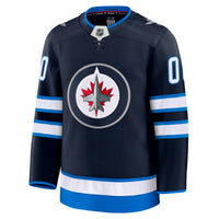 Winnipeg Jets Fanatics Navy Home Premium Custom Jersey