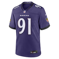Baltimore Ravens Trey Hendrickson Nike Purple Team Game Jersey