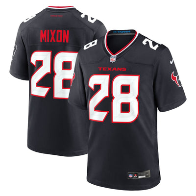 Houston Texans Joe Mixon Nike Navy Game Jersey