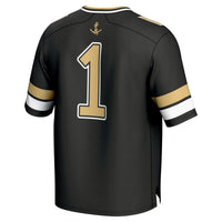 #1 Vanderbilt Commodores GameDay Greats Lightweight Collegiate Football Fashion Jersey - Black
