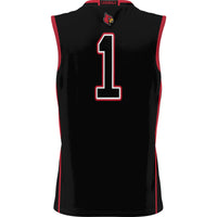 GameDay Greats #1 Black Louisville Cardinals Lightweight Basketball Jersey