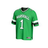 #1 Marshall Thundering Herd GameDay Greats Lightweight Collegiate Football Fashion Jersey - Kelly Green