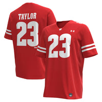 Jonathan Taylor Wisconsin Badgers Under Armour Replica Alumni Football Jersey - Red