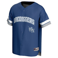 Colorado School of Mines Orediggers GameDay Greats Spirit Baseball Jersey - Blue