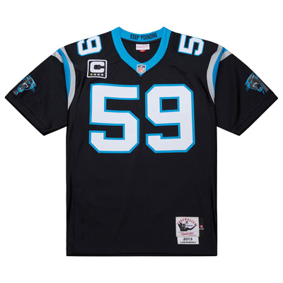 Carolina Panthers Luke Kuechly Mitchell & Ness Black 2013 Authentic Throwback Retired Player Jersey