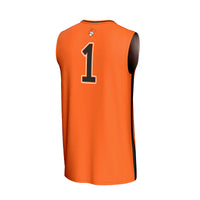 #1 Oklahoma State Cowboys GameDay Greats Lightweight Collegiate Basketball Fashion Jersey - Orange
